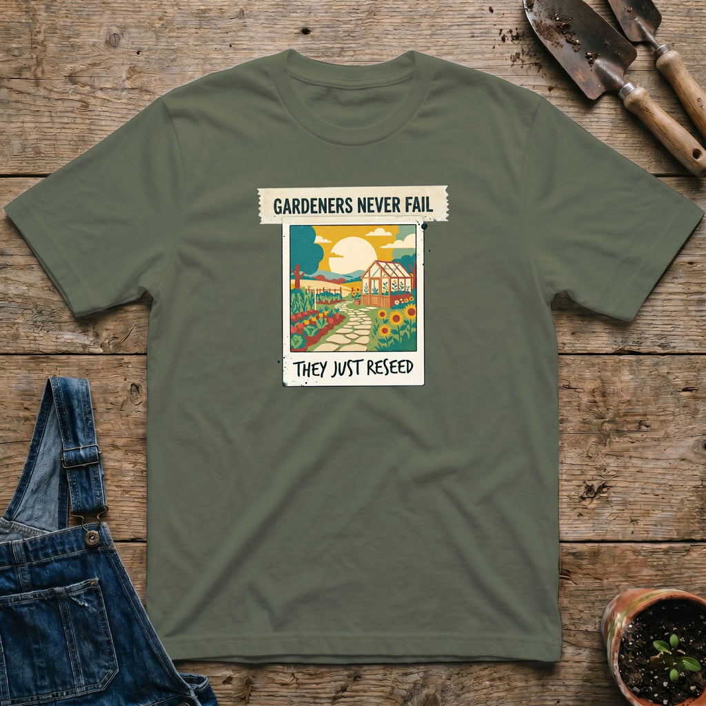Gardeners reseed